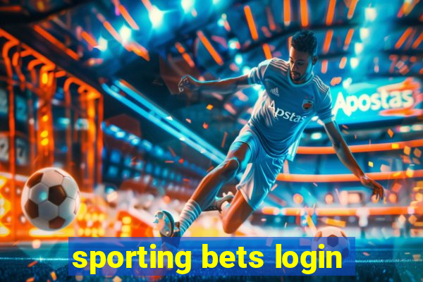 sporting bets login